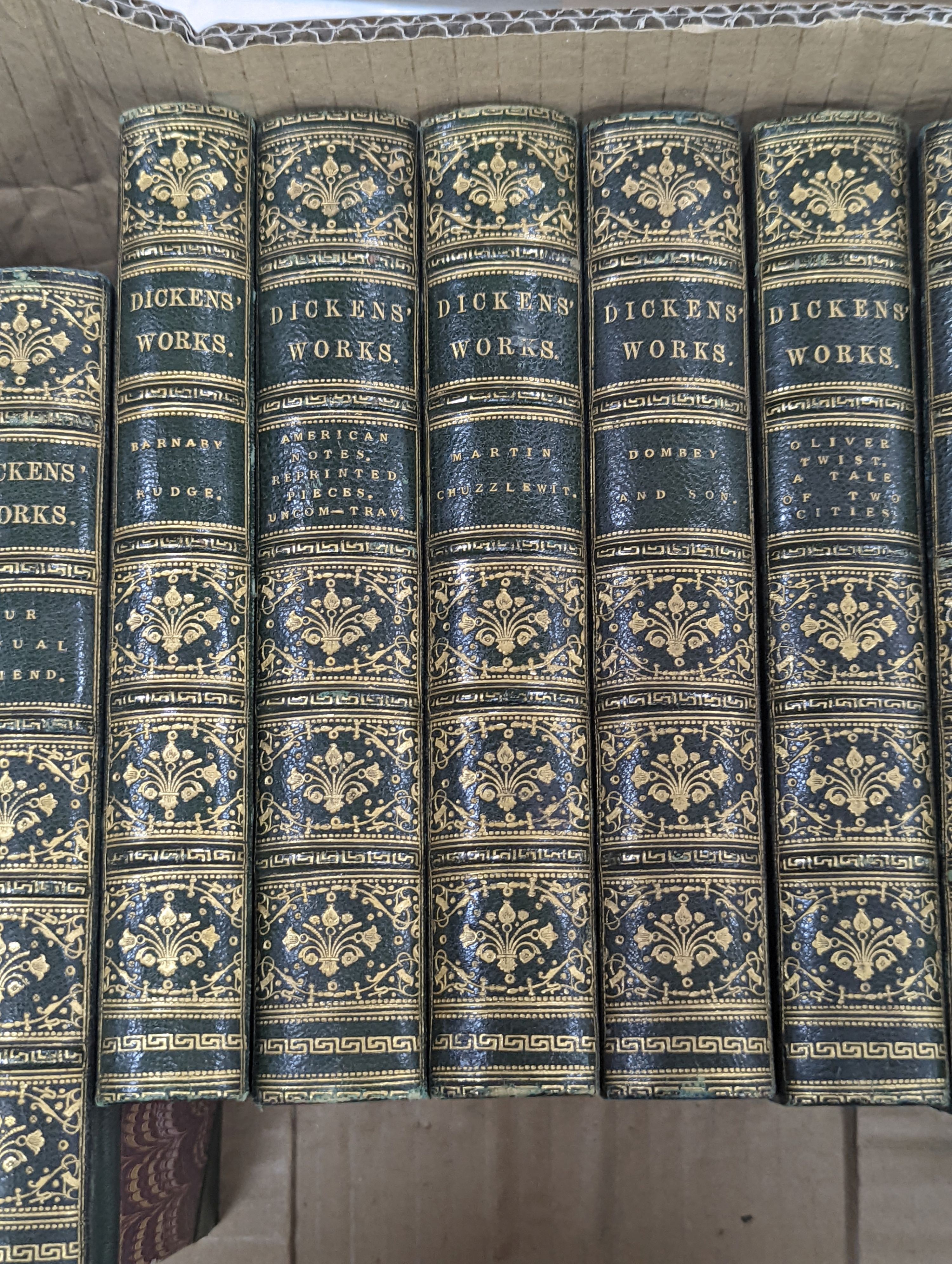 Bindings - Quarto and Octavo Volumes - various leathers and styles, 19th and 20th century (13 in total)